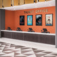 Chief ImpactTM On-Wall Kiosk - Portrait 75 Inch White