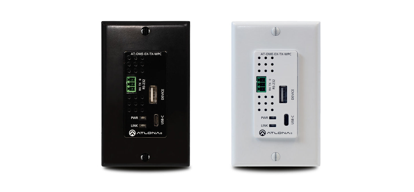 Omega HDBT TX w/USB and USB-C WP