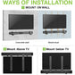 Techly Universal Wall Mount Soundbar Bracket Max VESA 600x400