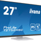 27" WHITE IPS Optical Bonded PCAP, 10P Touch with Anti-Finger print coating, 1920x1080, Flat Bezel F