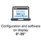 Config and software on display 0" - 55"