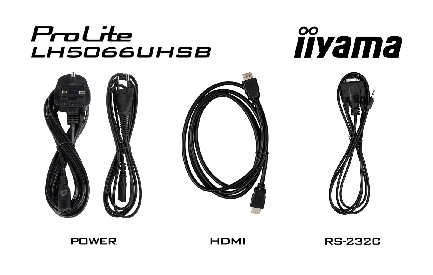 iiyama LH5066UHSB-B1AG Signage Display Digital signage flat panel 127 cm (50") LCD Wi-Fi 800 cd/m² 4K Ultra HD Black Built-in processor Android 24/7