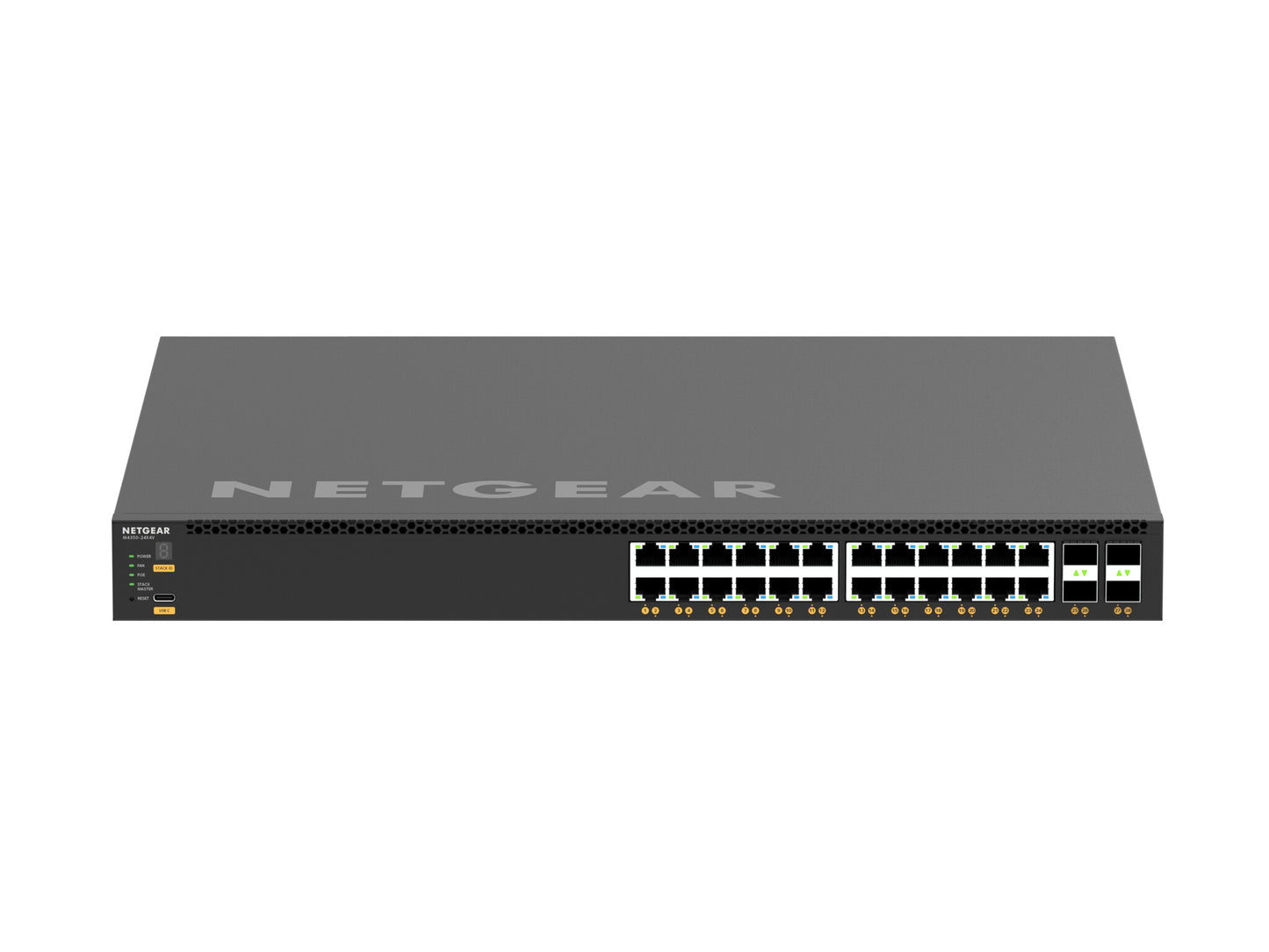NETGEAR XSM4328CV Managed L3 10G Ethernet (100/1000/10000) Power over Ethernet (PoE) 1U Black