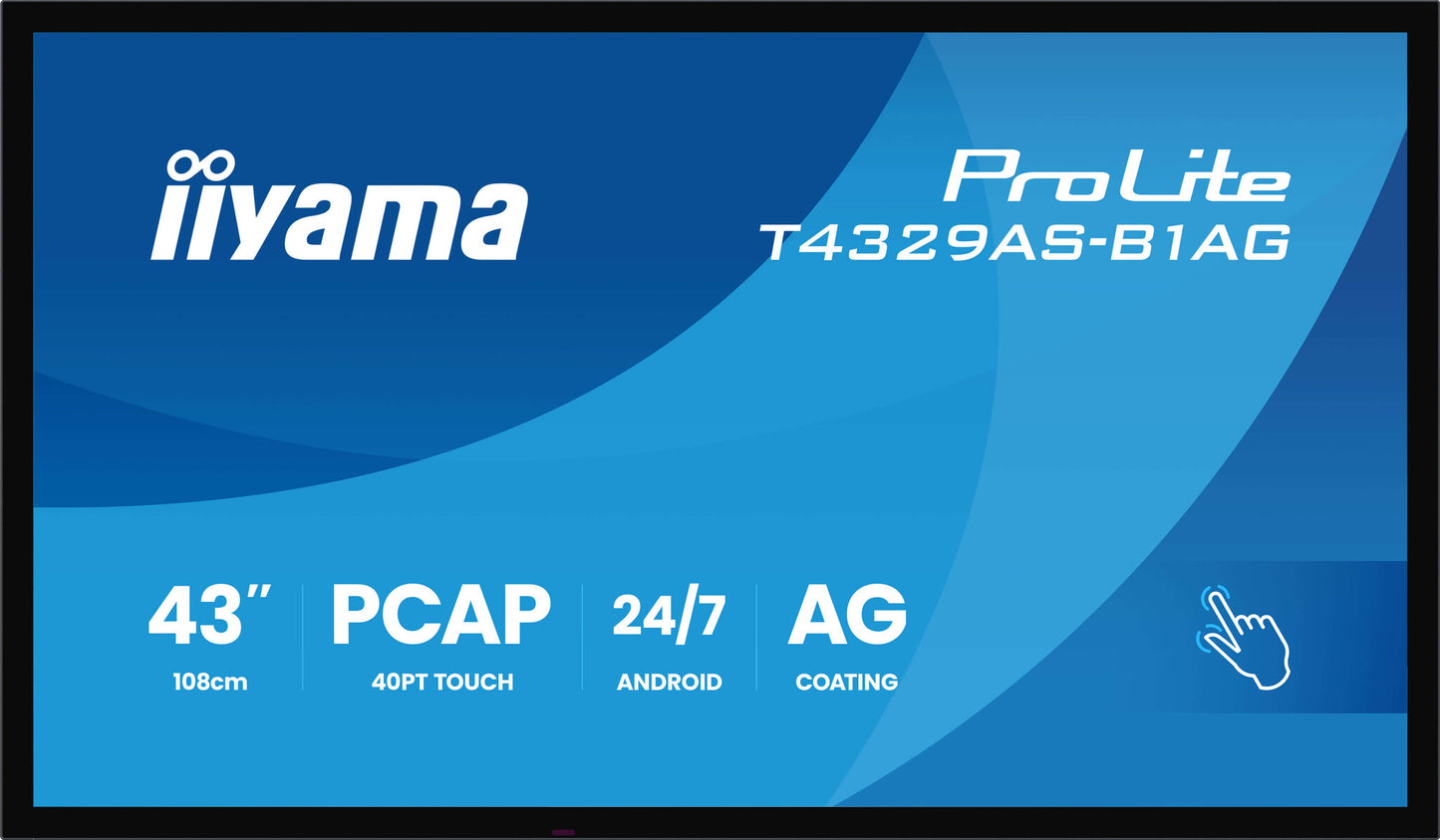 iiyama 43" All-in-One PCAP Interactive Display for Smart Collaboration Spaces