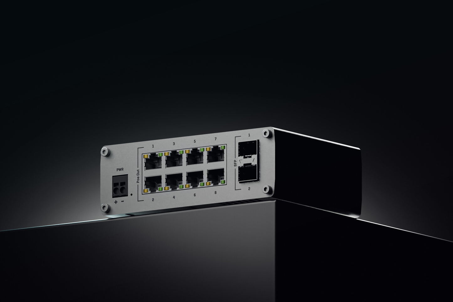 Teltonika TSW200 Unmanaged Gigabit Ethernet (10/100/1000) Power over Ethernet (PoE) Black