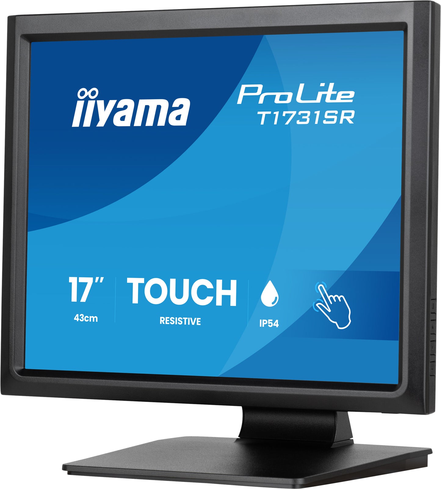 iiyama ProLite T1731SR-B2S computer monitor 43.2 cm (17") 1280 x 1024 pixels SXGA LCD Touchscreen Table Black