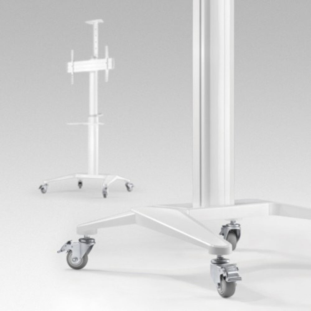 ICA-TR48W Trolley, 37-70", White Aluminum