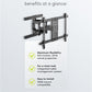 Goobay TV wall mount Pro FULLMOTION (L)