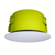 IPD4-CM62-BGM-II-WH 6" IP-Addressable, 4-Channel In-Ceiling Speaker with Seamless Magnetic Grille.