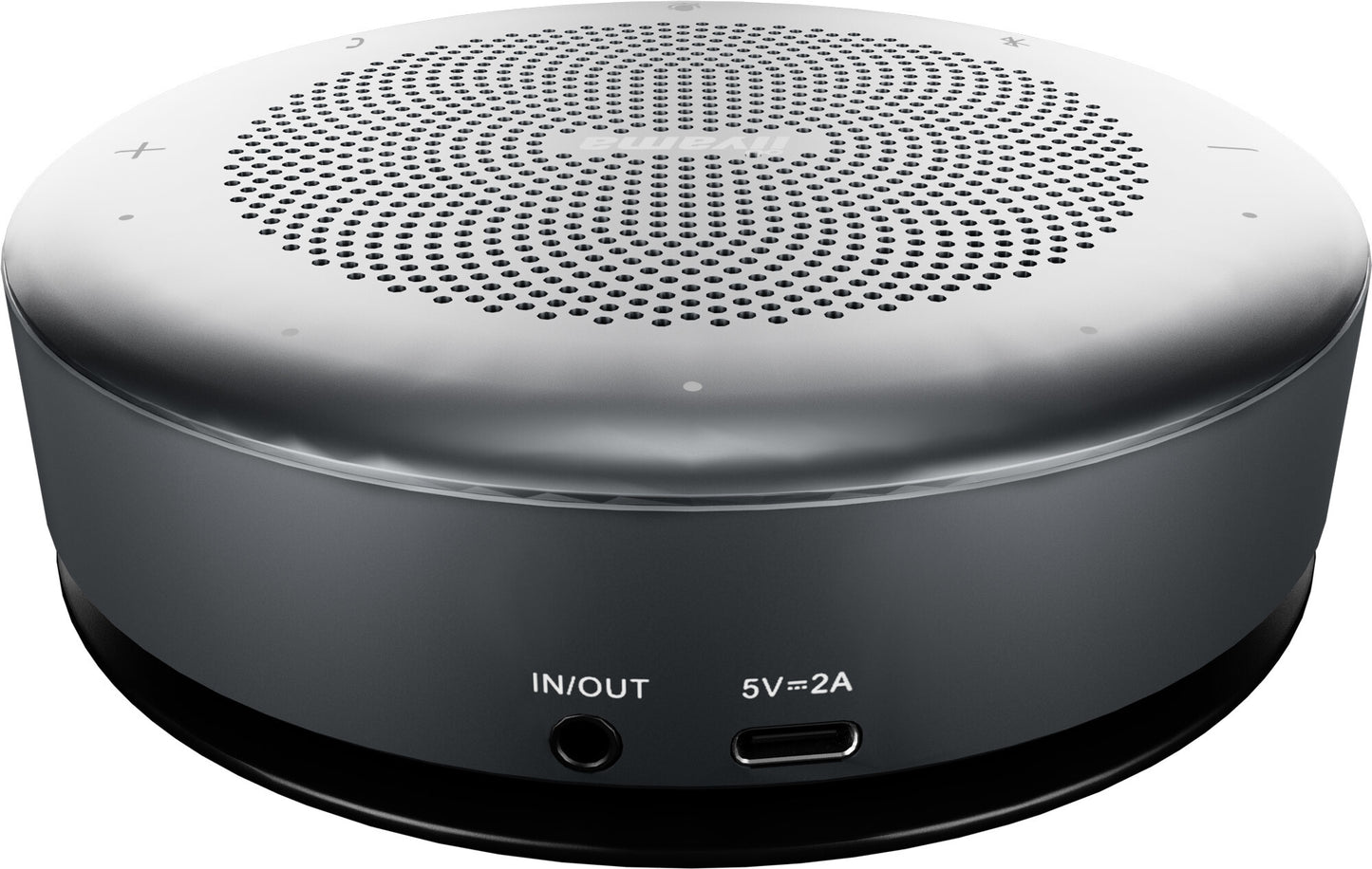 Speaker 360degree, 3-element microphone pick-up 3m radius, Intelligent noise reduction and echo canc