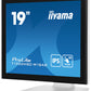 iiyama ProLite T1932MSC-W1SAG computer monitor 48.3 cm (19") 1280 x 1024 pixels Full HD LED Touchscreen Tabletop White