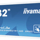 iiyama ProLite TF3239MSC-W1AG computer monitor 80 cm (31.5") 1920 x 1080 pixels Full HD LED Touchscreen Multi-user White