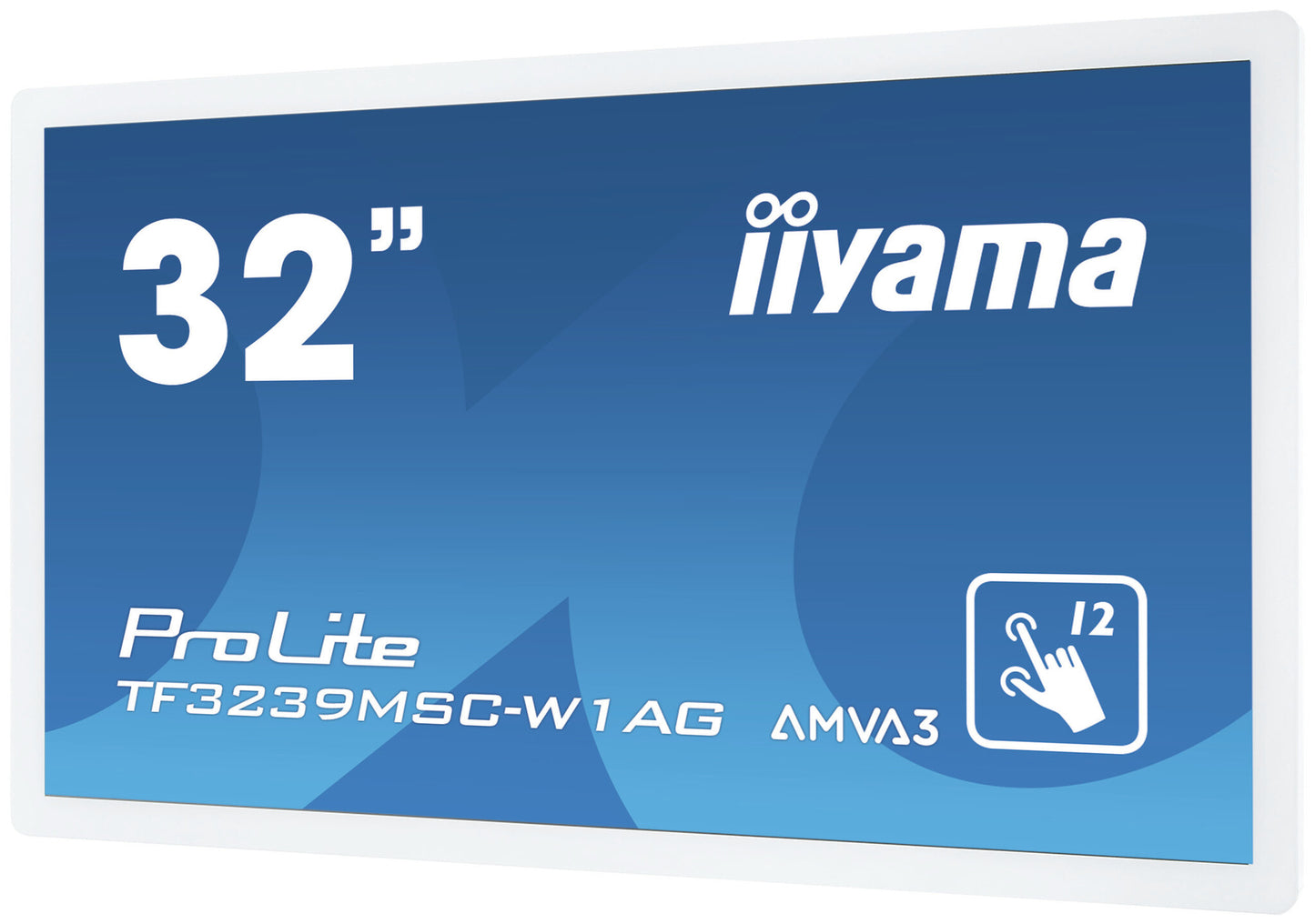 iiyama ProLite TF3239MSC-W1AG computer monitor 80 cm (31.5") 1920 x 1080 pixels Full HD LED Touchscreen Multi-user White