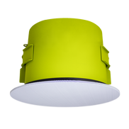 IPD-CM82-BGM-II-WH 8" IP-Addressable, Dante-Enabled In-Ceiling Speaker with Seamless Magnetic White Grille.