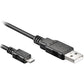 Nexmosphere USB-micro USB powersupply cable, 60cm, black
