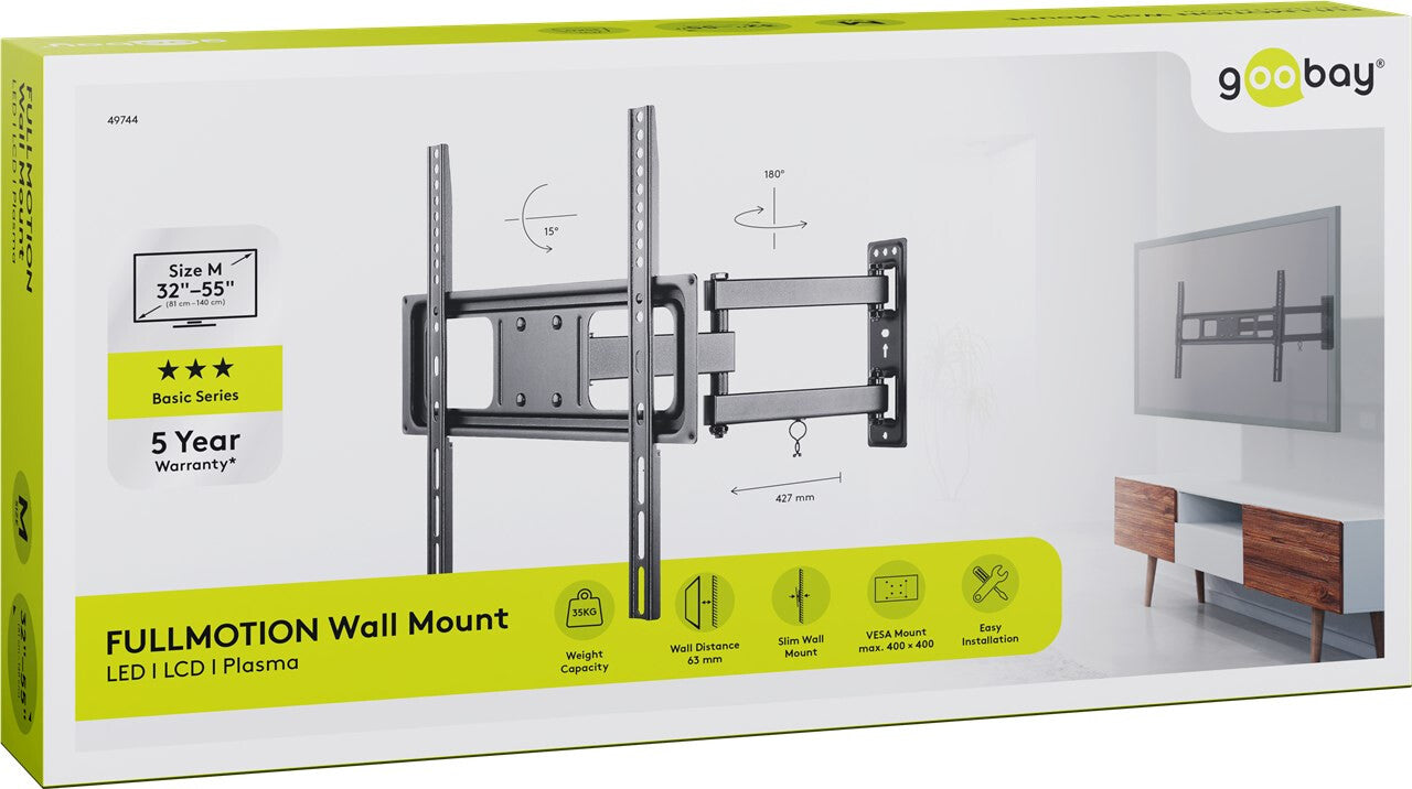 Wall mount Basic FULLMOTION (M)