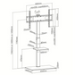 Mainstream HMSF-350 floorstand