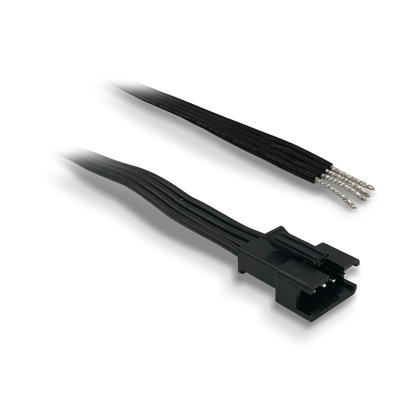 Nexmosphere RGB connection cable black, male 15cm, stripped end
