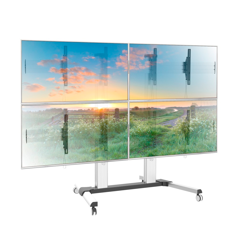 ICA-TR4VW Trolley for 4 monitors (video wall), 32-55"