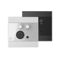 WP210/W Universal wall panel - Microphone & line input - 80 x 80 mm, White