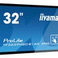 iiyama ProLite TF3239MSC-B1AG computer monitor 80 cm (31.5") 1920 x 1080 pixels Full HD LED Touchscreen Multi-user Black