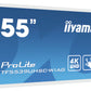 iiyama ProLite TF5539UHSC-W1AG computer monitor 139.7 cm (55") 3840 x 2160 pixels 4K Ultra HD LED Touchscreen Multi-user White