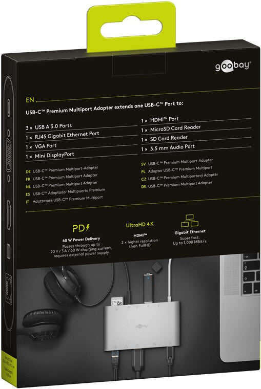 USB-C™ Aluminium Multiport Adapter