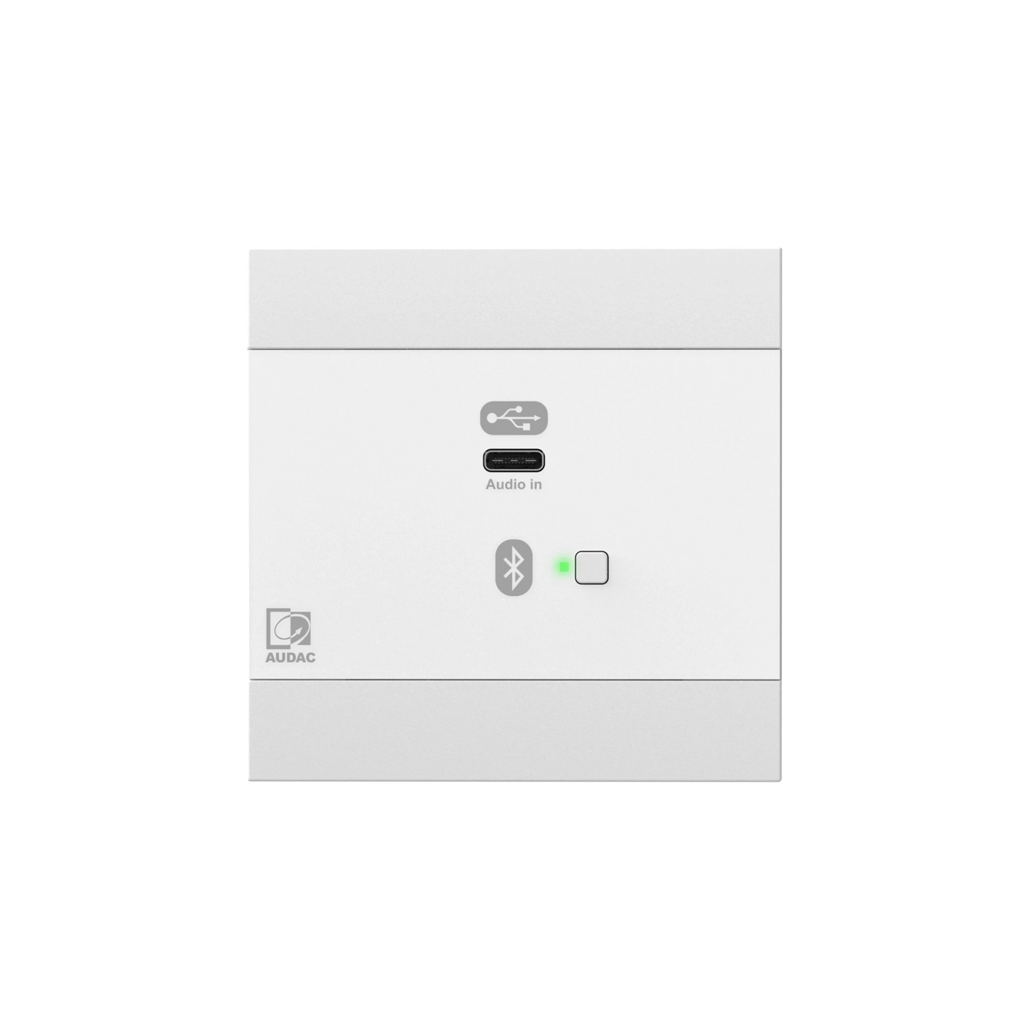 NWP400/W Network input panel - USB Type-C + BT (4 CH), White