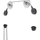 Goobay TV EasyMount L 139.7 cm (55") Black, Silver