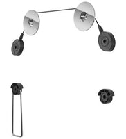 Goobay TV EasyMount L 139.7 cm (55") Black, Silver