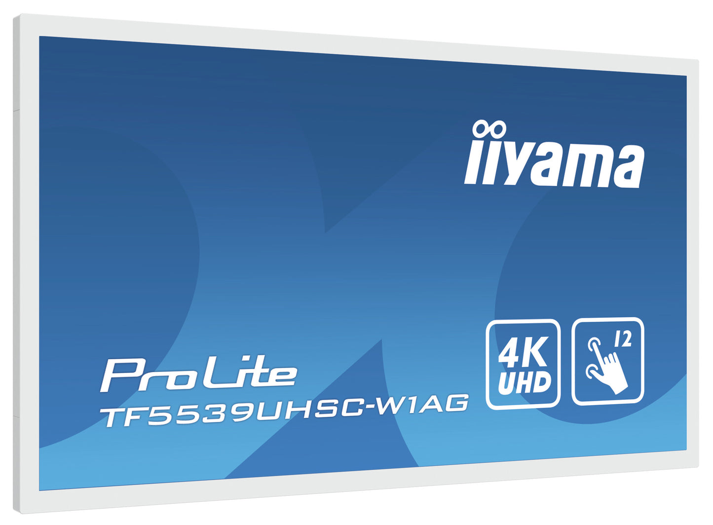 iiyama ProLite TF5539UHSC-W1AG computer monitor 139.7 cm (55") 3840 x 2160 pixels 4K Ultra HD LED Touchscreen Multi-user White