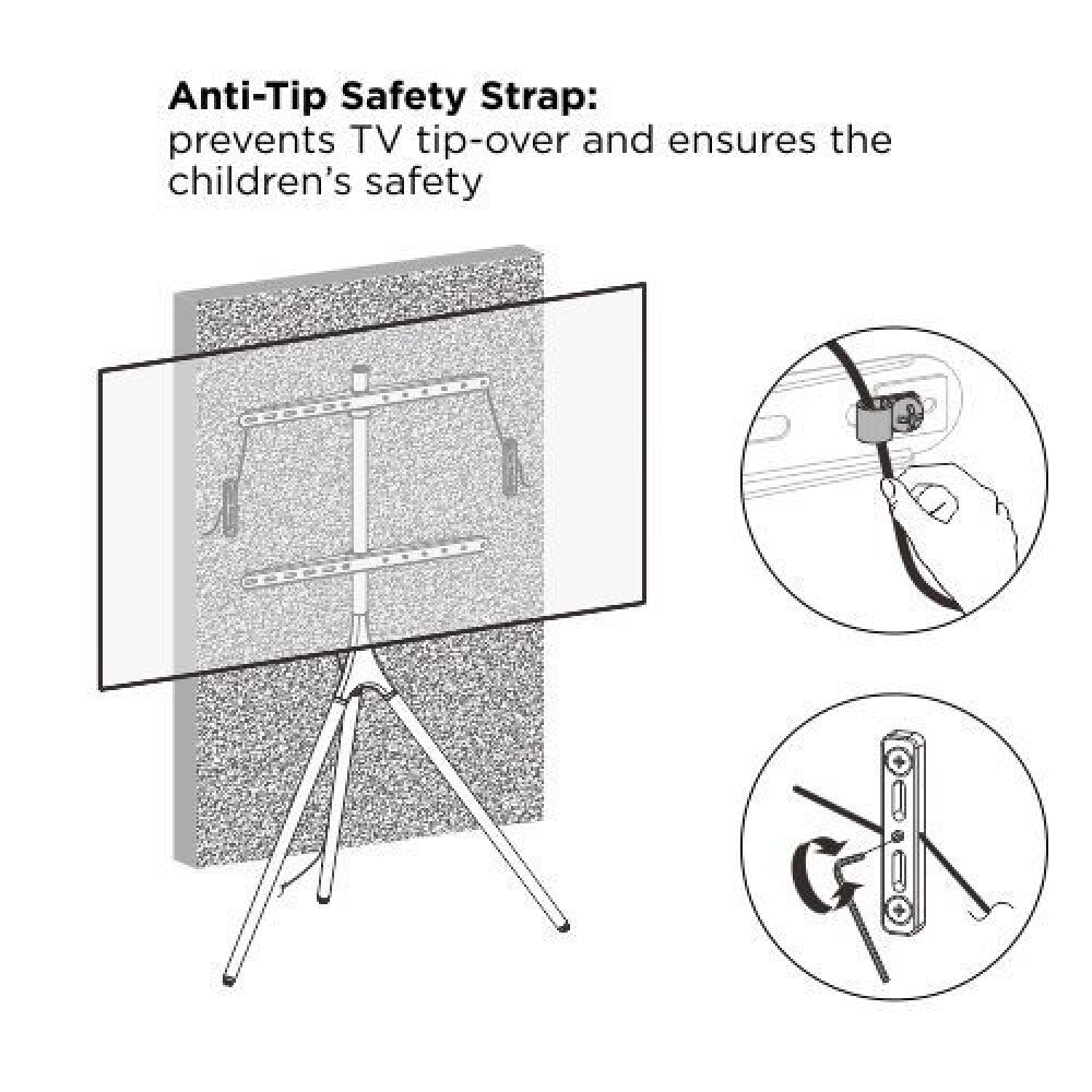 ICA-TR18SAM Tripod Floor Stand, 45-65"