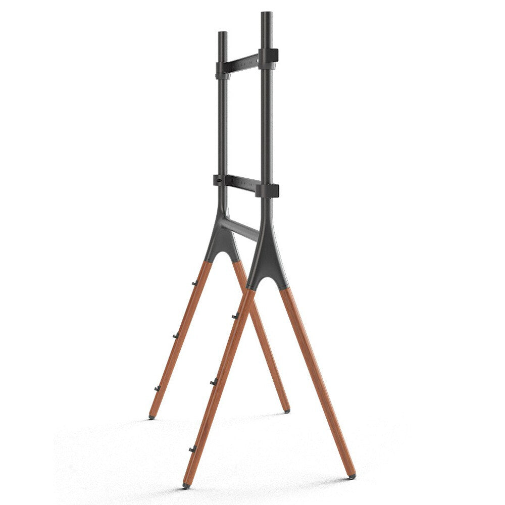 ICA-TR19 Floor Stand, 49-70", Wood, Black/Dark Wallnut