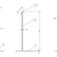 Elegance Stand 1000, 110 cm, Black