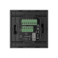 WP210/B Universal wall panel - Microphone & line input - 80 x 80 mm, Black