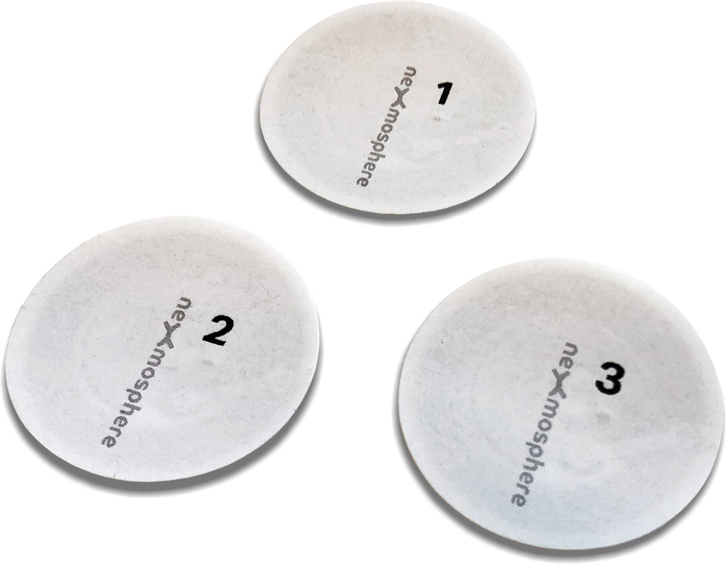 Nexmosphere RFID tag, number 3x 1-3 (9pcs total)