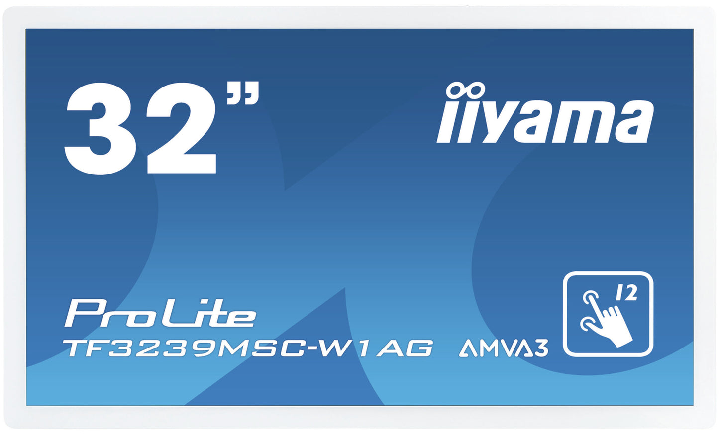 iiyama ProLite TF3239MSC-W1AG computer monitor 80 cm (31.5") 1920 x 1080 pixels Full HD LED Touchscreen Multi-user White
