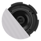CIRA530D 2-way 5 1/4" ceiling speaker with QuickFit™ and TwistFix™ grill, White version, 16 Ω