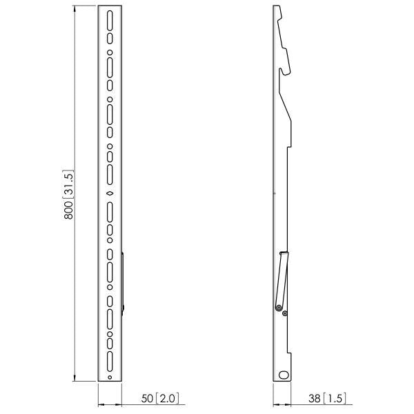 Vogel's Interface strips 800 mm