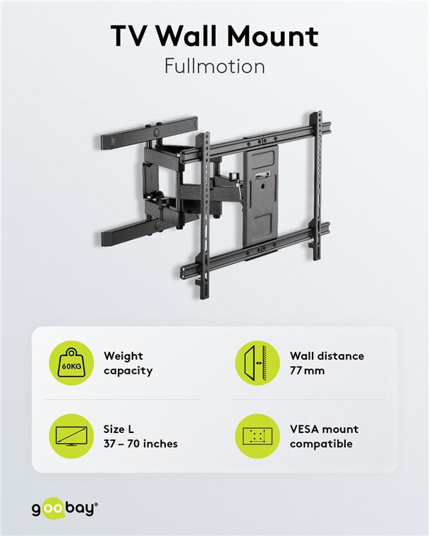 Goobay TV wall mount Pro FULLMOTION (L)