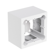 WB200/SW Surface mount wall box - 80 x 80 mm wall panel, White