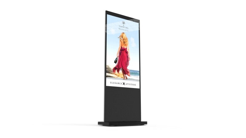 L55HD9B 55" Android Freestanding Digital Poster, Black