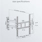 Goobay TV wall mount Basic FULLMOTION (M)