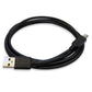Nexmosphere USB-Micro USB, 2,5mm DC split cable 120cm, Black