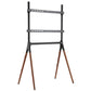 ICA-TR19 Floor Stand, 49-70", Wood, Black/Dark Wallnut