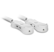 Nexmosphere XL-Snapper double, curved cover, standard strength, 100mm spiral cable, white