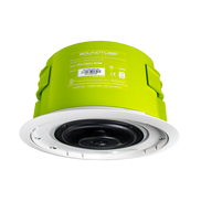 IPD4-CM62-BGM-WH 6" IP-Addressable, 4-Channel Speaker in White