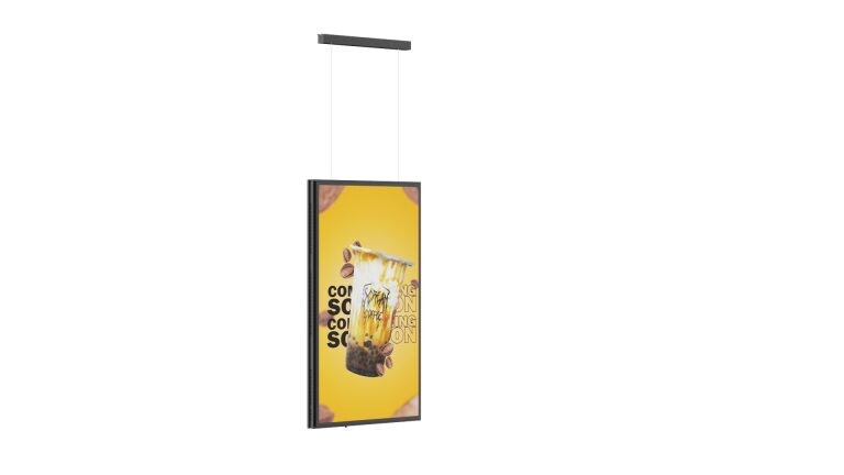 55" Single-sided Hanging Display