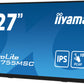 iiyama ProLite T2755MSC-B1 computer monitor 68.6 cm (27") 1920 x 1080 pixels Full HD LED Touchscreen Tabletop Black