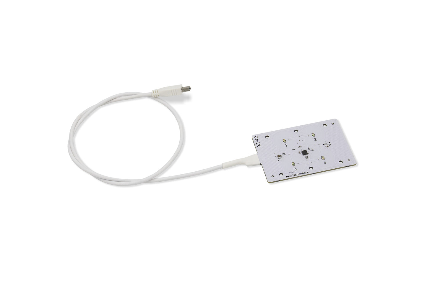 Nexmosphere X-Touch, 4 small button, Rectangular, White LED, 180cm cable